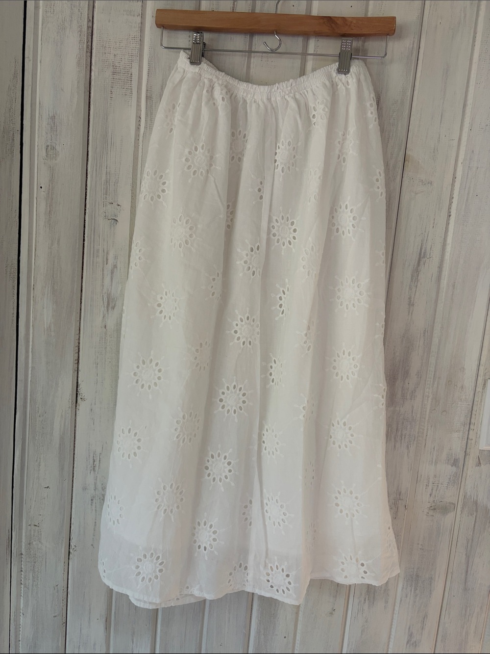 Neuflora Esme Skirt in White Eyelet - Picture 6 of 6